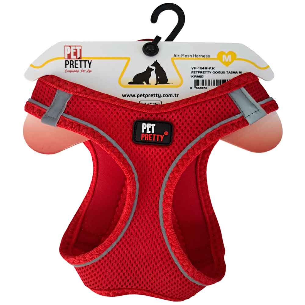 Pet Pretty Kedi Köpek Beden Tasması M Kırmızı